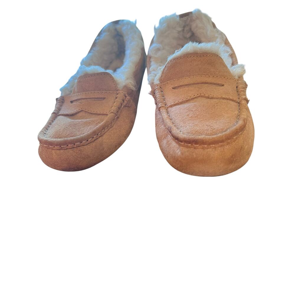 Ugg 7 Women’s Ansley 1016048 slippers Chestnut Suede Authentic comfort soft - Picture 3 of 8